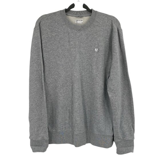 Frank & Oak Women’s Large Light Gray Crew Neck  Sweatshirt 100% Cotton - Picture 1 of 9